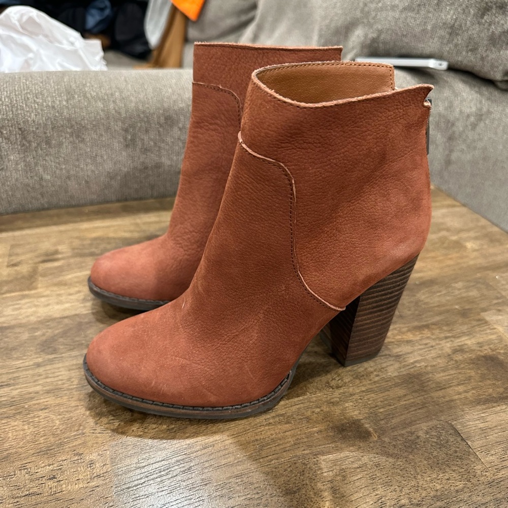 Lucky Brand Genuine Leather Booties